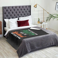 It Is Not A Party Until The Redhead Shows Up Throw Blanket Funny Irish St Patricks Day Shamrock