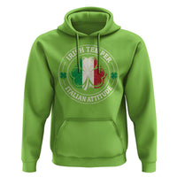 Funny Irish Temper Italian Attitude Hoodie Irish Italian Pride Vintage Shamrock