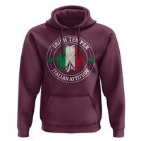 Funny Irish Temper Italian Attitude Hoodie Irish Italian Pride Vintage Shamrock