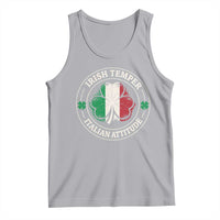 Funny Irish Temper Italian Attitude Tank Top Irish Italian Pride Vintage Shamrock