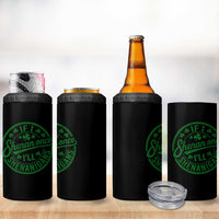 Funny St Patricks Day If I Shenan Once I Will Shenanigan 4 in 1 Can Cooler Tumbler