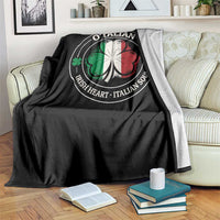 Irish Italian Pride Throw Blanket O'Talian Irish Heart Italian Soul St Patricks Day
