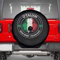 Irish Italian Pride Spare Tire Cover O'Talian Irish Heart Italian Soul St Patricks Day