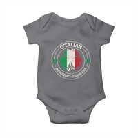 Irish Italian Pride Baby Onesie O'Talian Irish Heart Italian Soul St Patricks Day