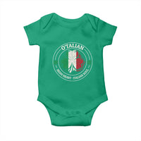 Irish Italian Pride Baby Onesie O'Talian Irish Heart Italian Soul St Patricks Day