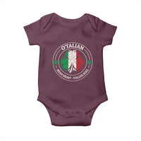 Irish Italian Pride Baby Onesie O'Talian Irish Heart Italian Soul St Patricks Day