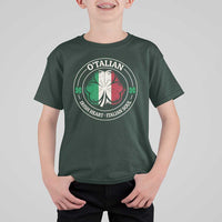 Irish Italian Pride T Shirt For Kid O'Talian Irish Heart Italian Soul St Patricks Day