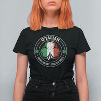 Irish Italian Pride T Shirt For Women O'Talian Irish Heart Italian Soul St Patricks Day