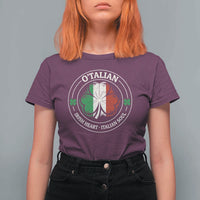 Irish Italian Pride T Shirt For Women O'Talian Irish Heart Italian Soul St Patricks Day