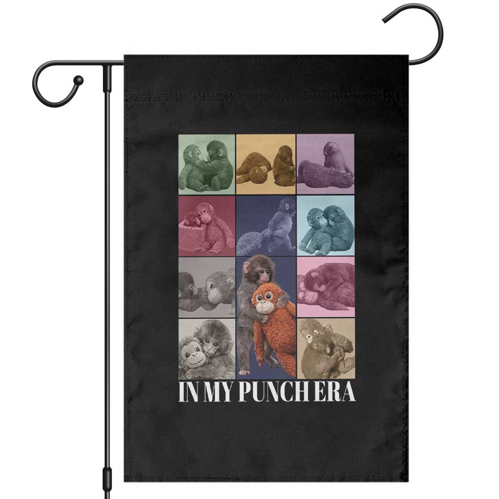 Punch The Monkey Garden Flag In My Punch Era Baby Monkey Hugging Plush