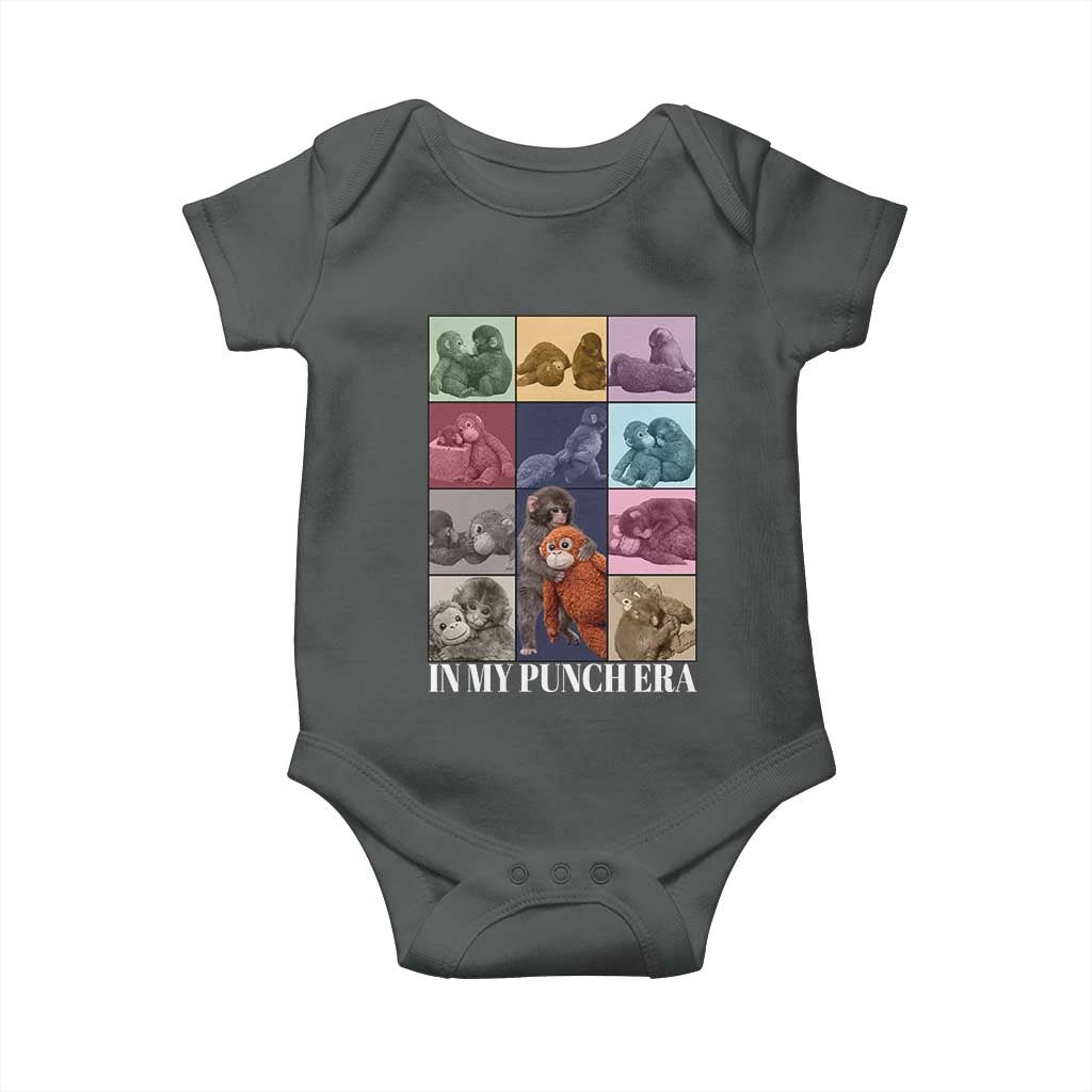 Punch The Monkey Baby Onesie In My Punch Era Baby Monkey Hugging Plush
