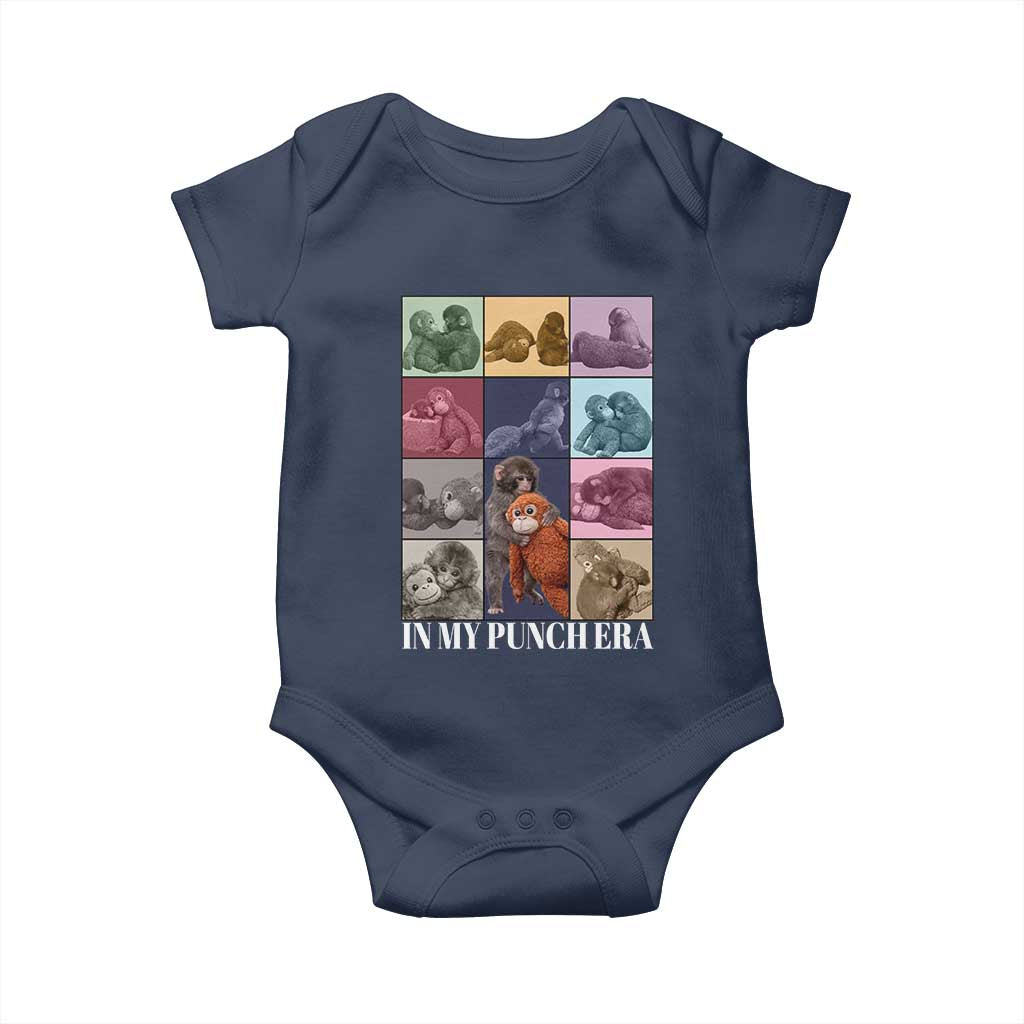 Punch The Monkey Baby Onesie In My Punch Era Baby Monkey Hugging Plush