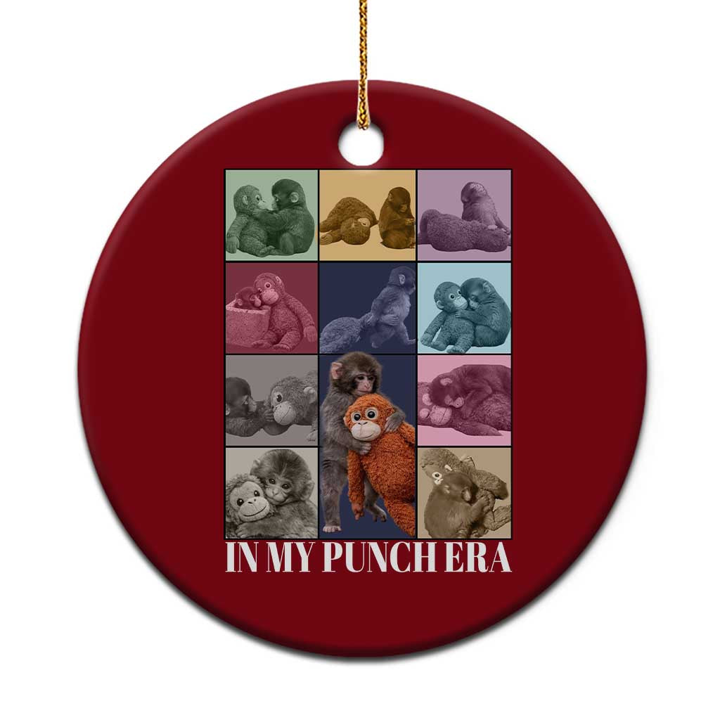 Punch The Monkey Ceramic Ornament In My Punch Era Baby Monkey Hugging Plush