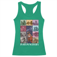 Punch The Monkey Racerback Tank Top In My Punch Era Baby Monkey Hugging Plush