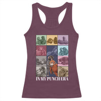Punch The Monkey Racerback Tank Top In My Punch Era Baby Monkey Hugging Plush