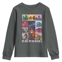 Punch The Monkey Youth Sweatshirt In My Punch Era Baby Monkey Hugging Plush