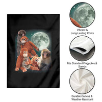 Baby Monkey Punch Garden Flag Three Punch Moon Orange Toy