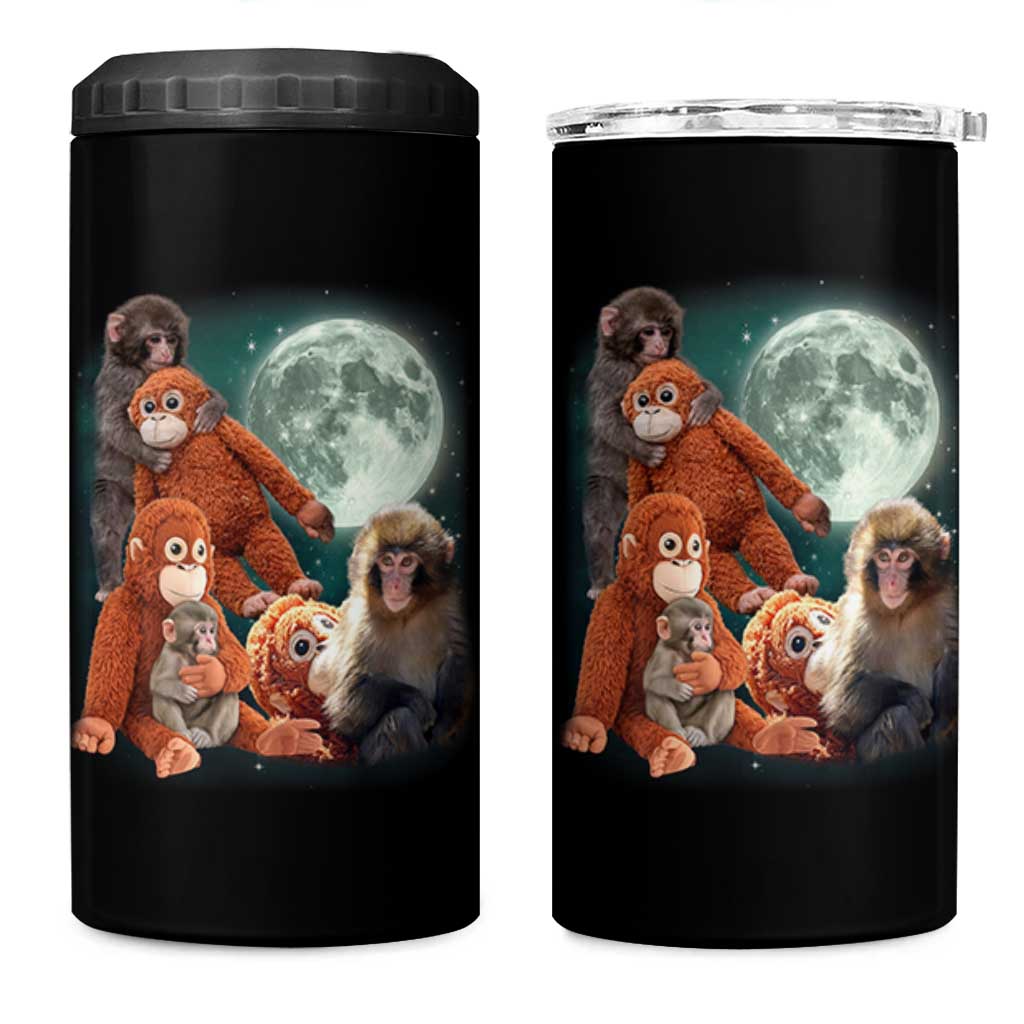 Baby Monkey Punch 4 in 1 Can Cooler Tumbler Three Punch Moon Orange Toy