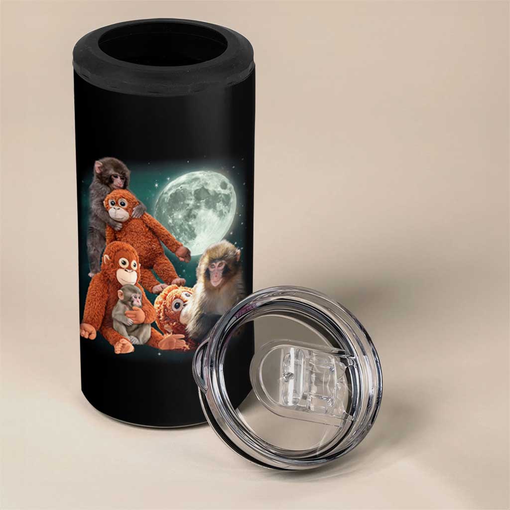 Baby Monkey Punch 4 in 1 Can Cooler Tumbler Three Punch Moon Orange Toy