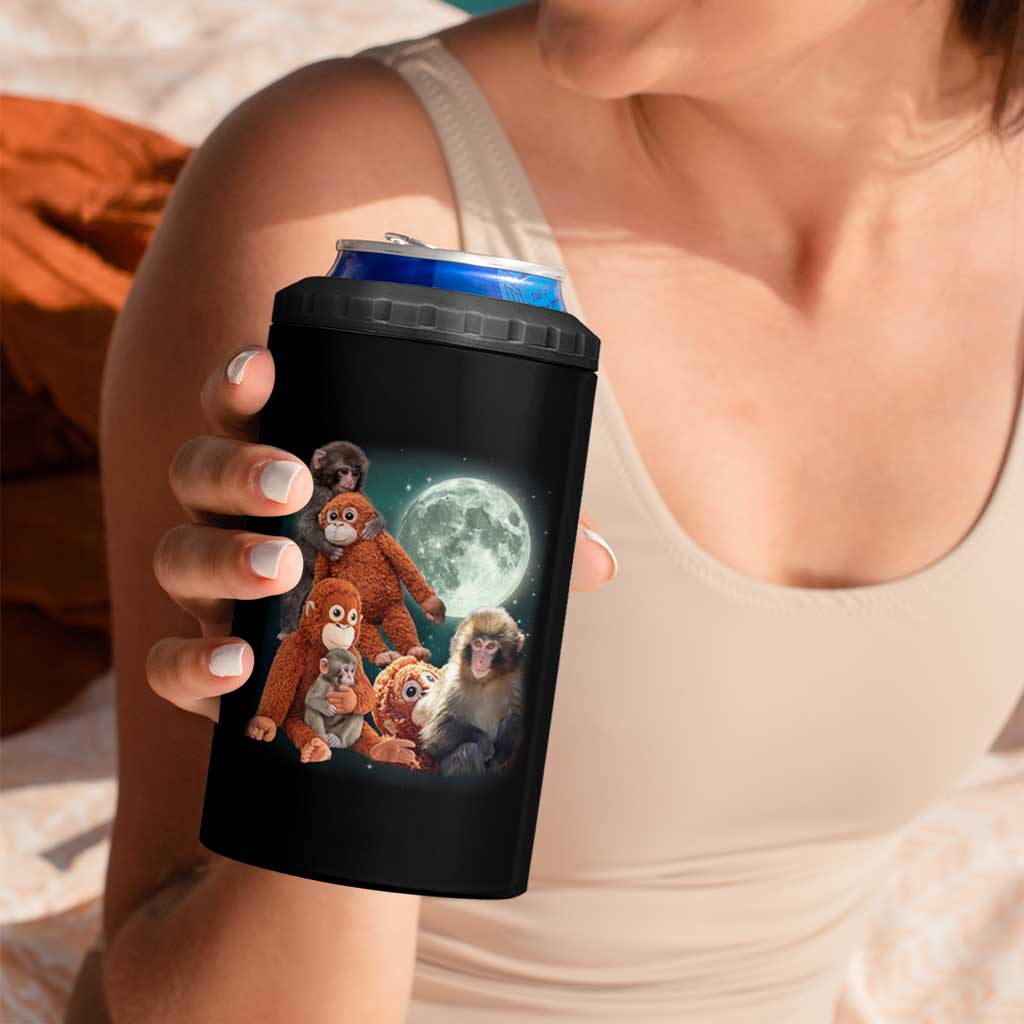 Baby Monkey Punch 4 in 1 Can Cooler Tumbler Three Punch Moon Orange Toy