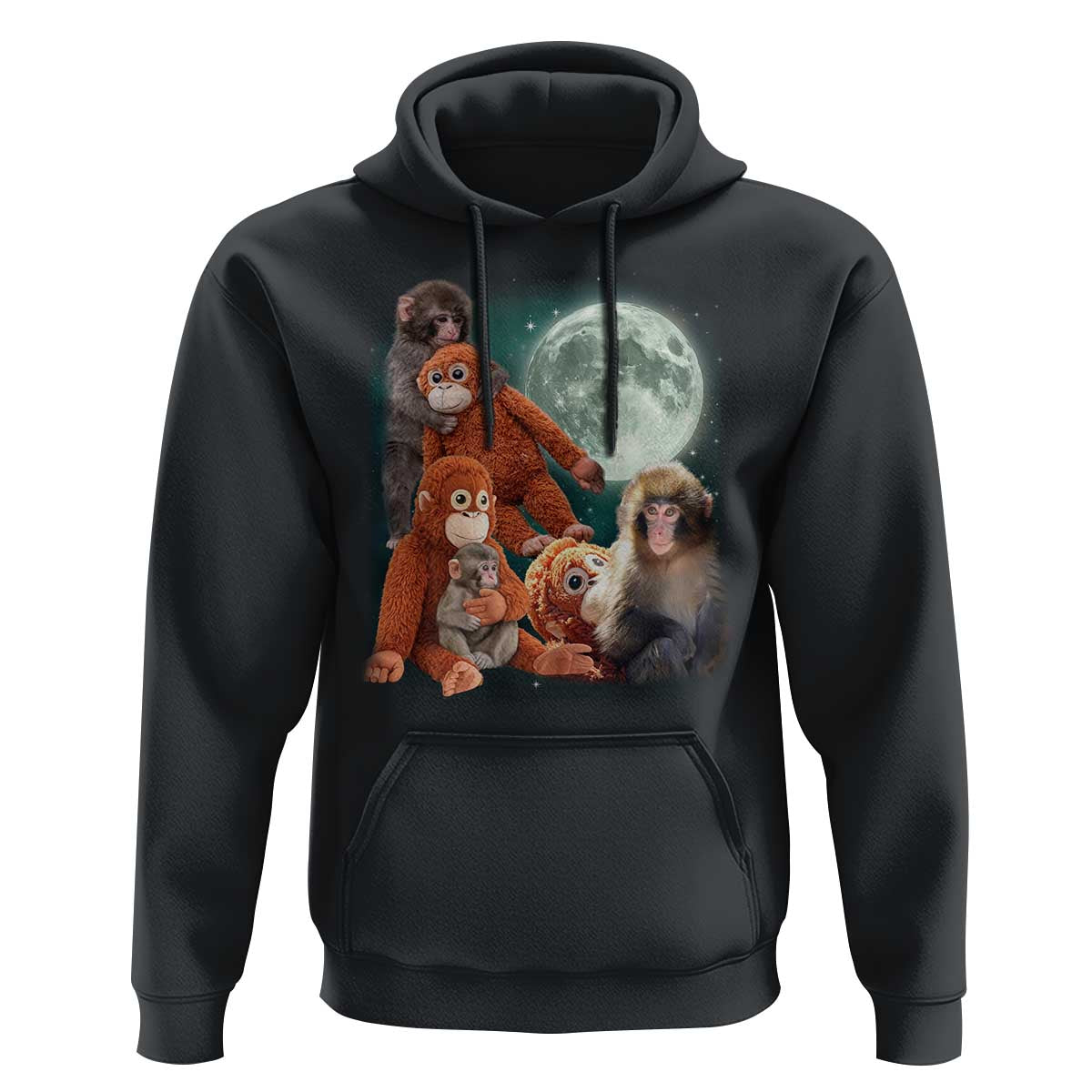 Baby Monkey Punch Hoodie Three Punch Moon Orange Toy