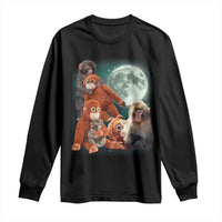 Baby Monkey Punch Long Sleeve Shirt Three Punch Moon Orange Toy