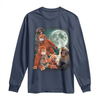 Baby Monkey Punch Long Sleeve Shirt Three Punch Moon Orange Toy