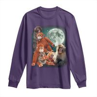Baby Monkey Punch Long Sleeve Shirt Three Punch Moon Orange Toy