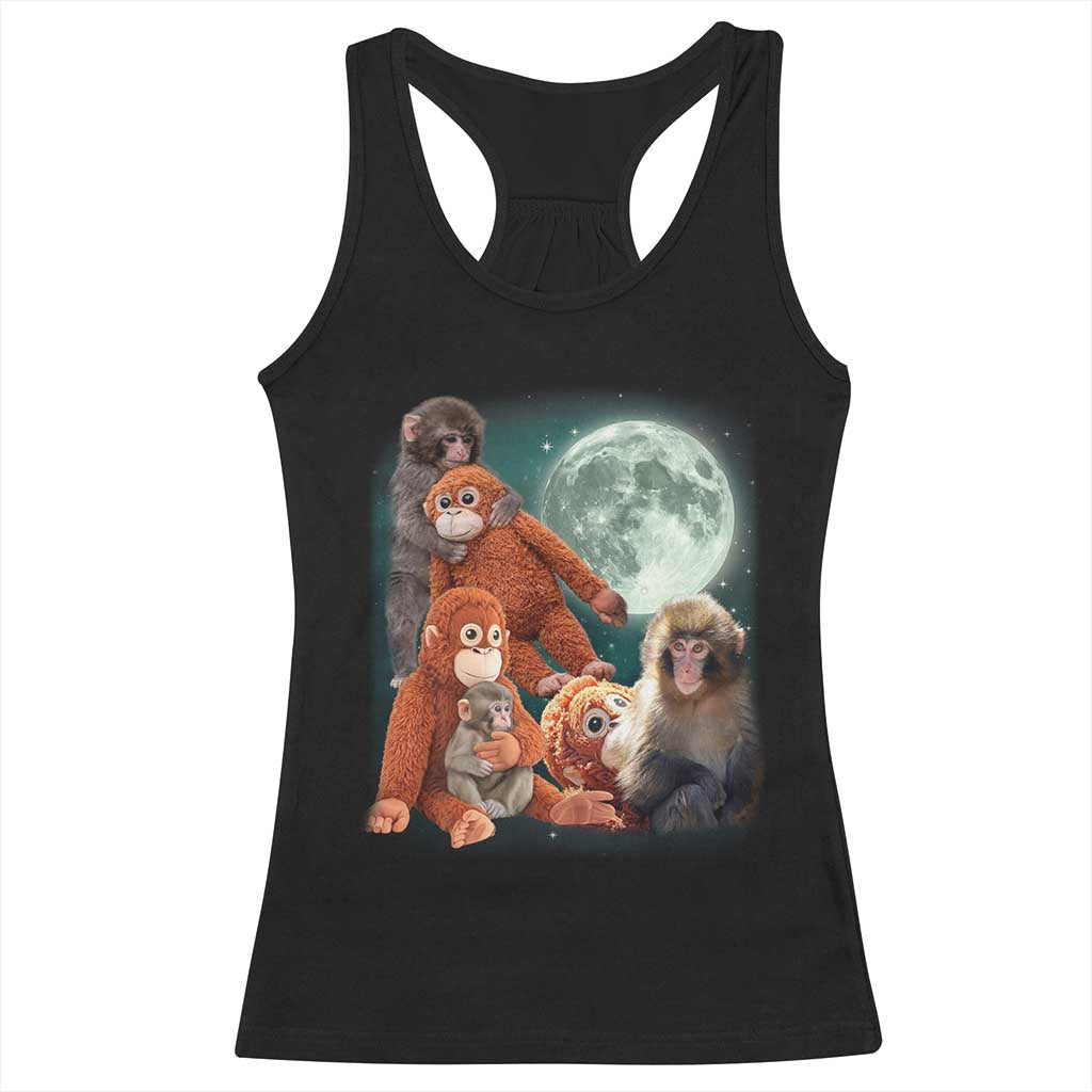 Baby Monkey Punch Racerback Tank Top Three Punch Moon Orange Toy