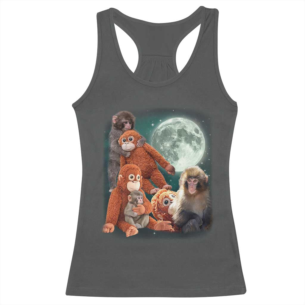 Baby Monkey Punch Racerback Tank Top Three Punch Moon Orange Toy