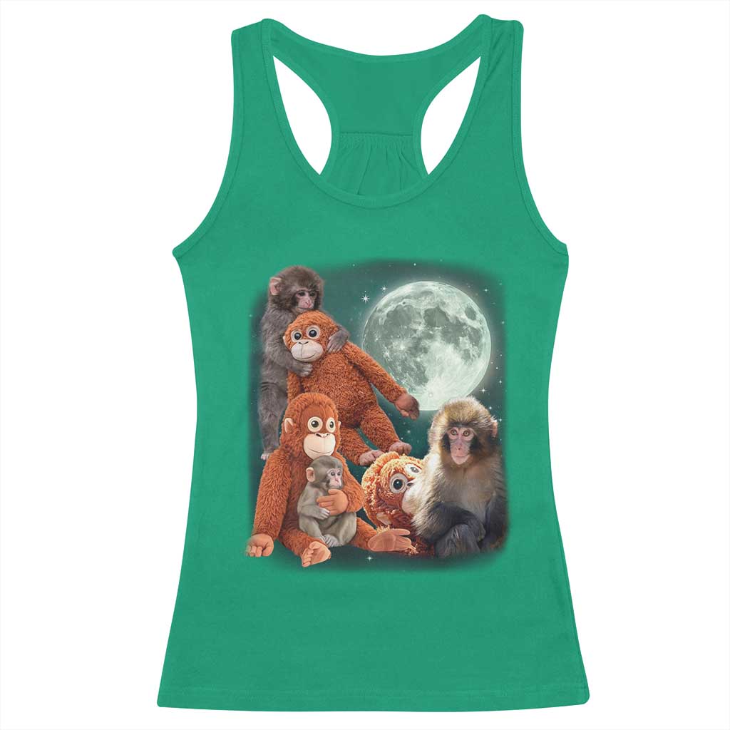 Baby Monkey Punch Racerback Tank Top Three Punch Moon Orange Toy