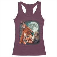 Baby Monkey Punch Racerback Tank Top Three Punch Moon Orange Toy