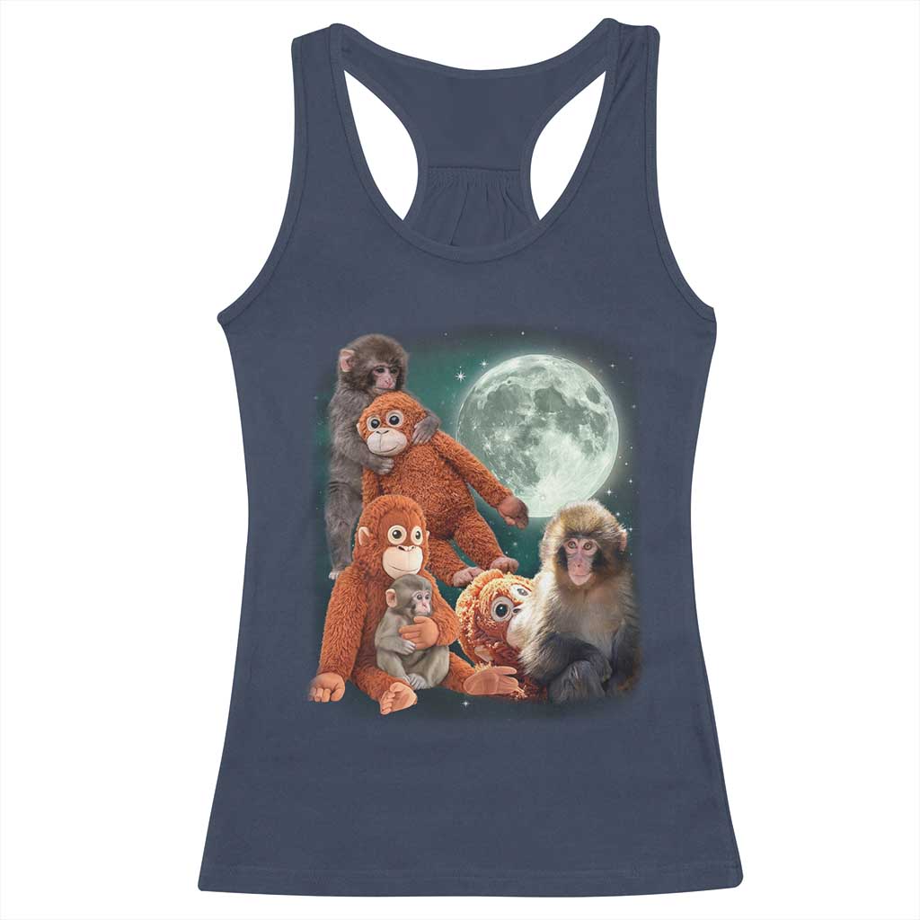 Baby Monkey Punch Racerback Tank Top Three Punch Moon Orange Toy