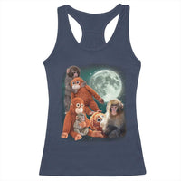 Baby Monkey Punch Racerback Tank Top Three Punch Moon Orange Toy