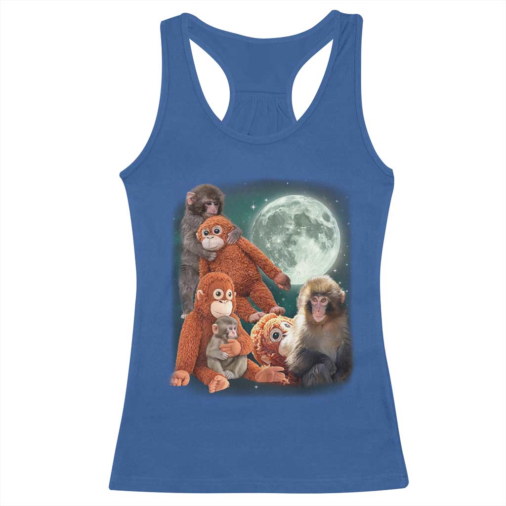 Baby Monkey Punch Racerback Tank Top Three Punch Moon Orange Toy