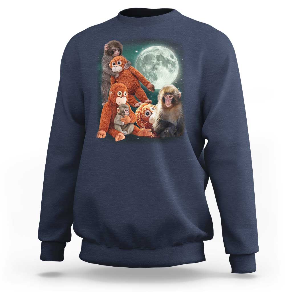 Baby Monkey Punch Sweatshirt Three Punch Moon Orange Toy