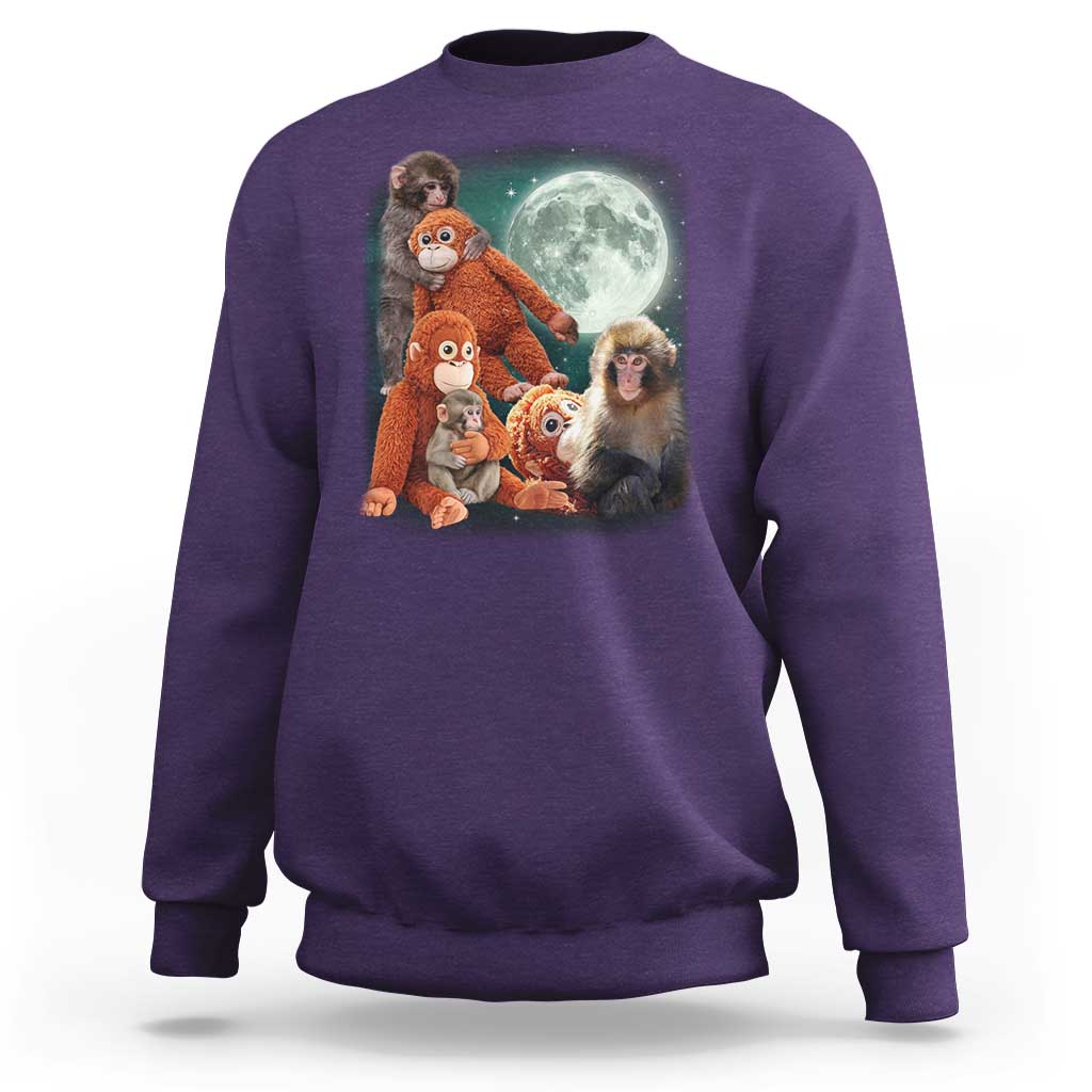 Baby Monkey Punch Sweatshirt Three Punch Moon Orange Toy