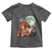 Baby Monkey Punch Toddler T Shirt Three Punch Moon Orange Toy