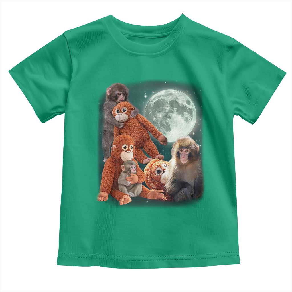 Baby Monkey Punch Toddler T Shirt Three Punch Moon Orange Toy