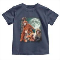 Baby Monkey Punch Toddler T Shirt Three Punch Moon Orange Toy