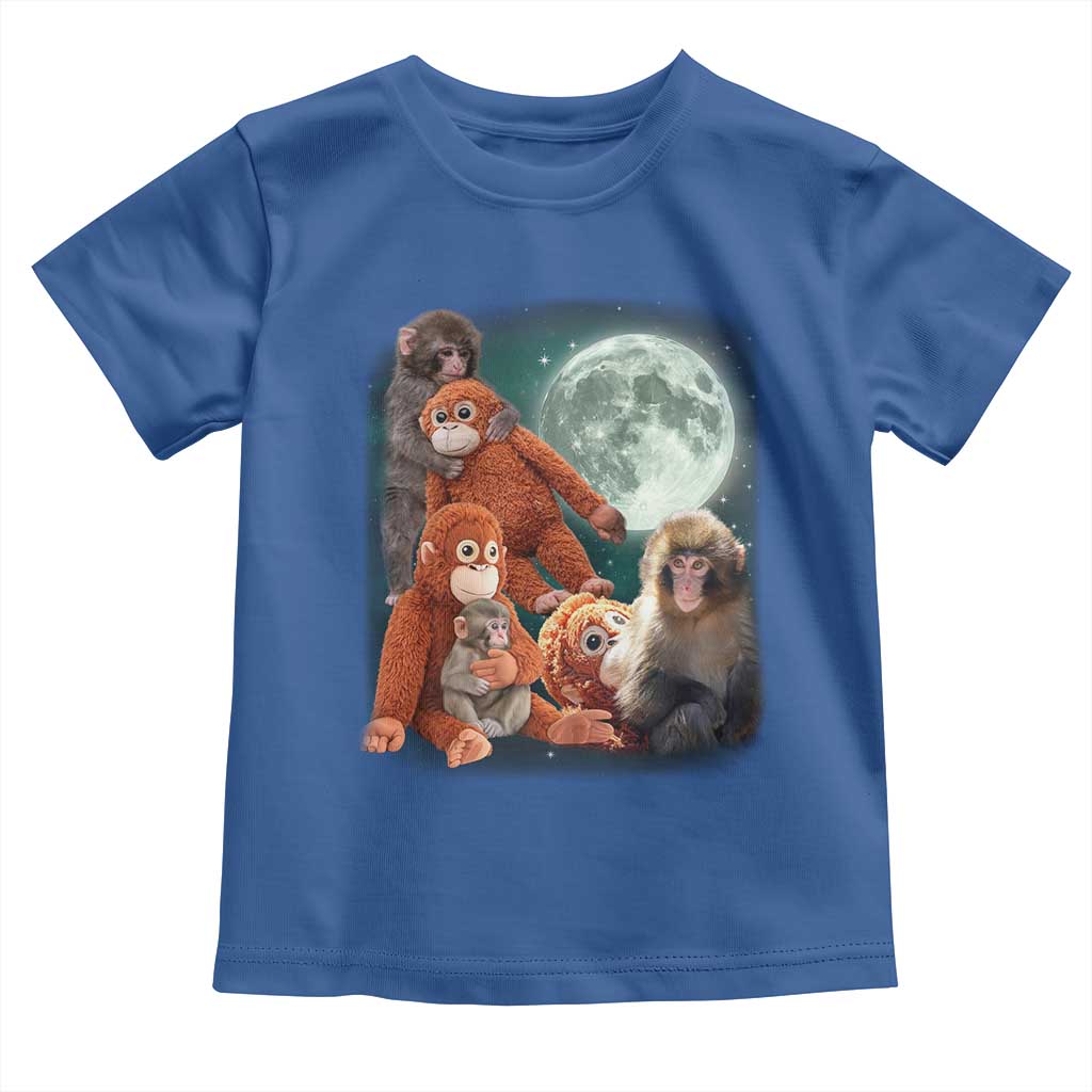 Baby Monkey Punch Toddler T Shirt Three Punch Moon Orange Toy