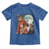 Baby Monkey Punch Toddler T Shirt Three Punch Moon Orange Toy