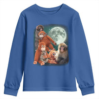 Baby Monkey Punch Youth Sweatshirt Three Punch Moon Orange Toy