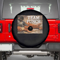 Team Punch Baby Monkey Plush Hugging Meme Spare Tire Cover