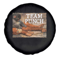 Team Punch Baby Monkey Plush Hugging Meme Spare Tire Cover