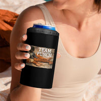 Team Punch Baby Monkey Plush Hugging Meme 4 in 1 Can Cooler Tumbler