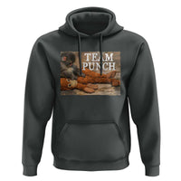 Team Punch Baby Monkey Plush Hugging Meme Hoodie