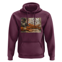 Team Punch Baby Monkey Plush Hugging Meme Hoodie