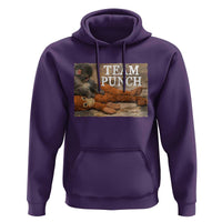 Team Punch Baby Monkey Plush Hugging Meme Hoodie