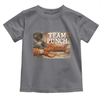 Team Punch Baby Monkey Plush Hugging Meme Toddler T Shirt